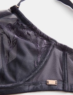 Lisianthus Embroidery Wired Balcony Bra (F-H)