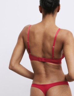 Forget Me Not Lace Wired Plunge Bra (A-E)