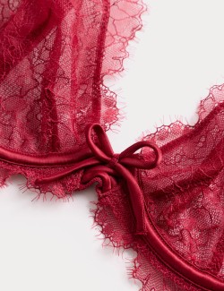 Forget Me Not Lace Wired Plunge Bra (A-E)