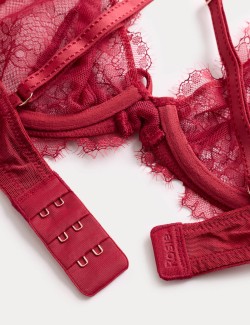 Forget Me Not Lace Wired Plunge Bra (A-E)