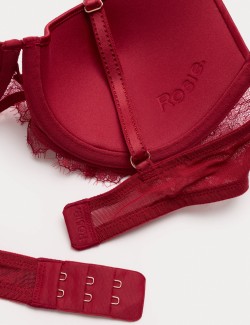 Forget Me Not Satin Wired Demi Cup Bra (A-E)