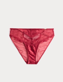 Forget Me Not Lace High Leg Knickers