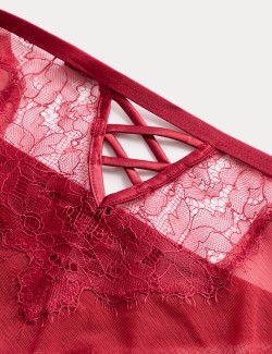 Forget Me Not Lace High Leg Knickers