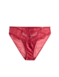 Forget Me Not Lace High Leg Knickers