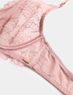 Forget Me Not Lace Wired Plunge Bra (A-E)