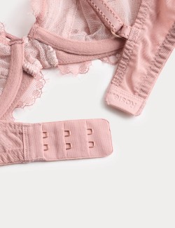 Forget Me Not Lace Wired Plunge Bra (A-E)