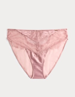 Forget Me Not Lace High Leg Knickers