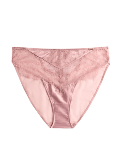 Forget Me Not Lace High Leg Knickers