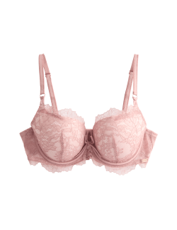 Forget Me Not Lace Wired Balcony Bra A-E
