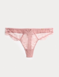 Forget Me Not Lace Thong