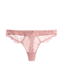 Forget Me Not Lace Thong