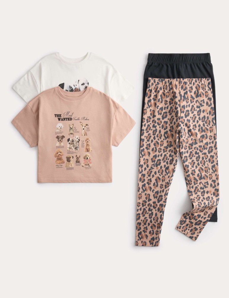 Pyžamová souprava z čisté bavlny, 2 ks v balení