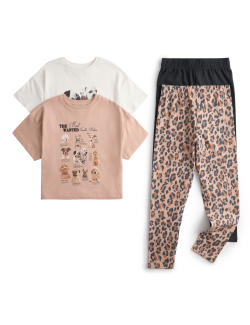 Pyžamová souprava z čisté bavlny, 2 ks v balení