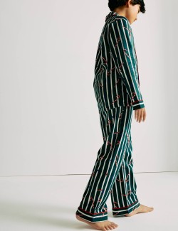 Pyžamo s rodinným vánočním motivem a lízátkem, z čisté bavlny (1–16 let)