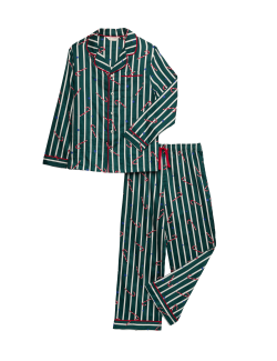 Pyžamo s rodinným vánočním motivem a lízátkem, z čisté bavlny (1–16 let)