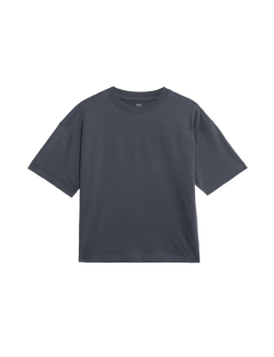 Jednobarevné tričko z čisté bavlny (2–16 let)
