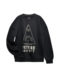 Cotton Rich Graphic Sweatshirt (6-16 Yrs)