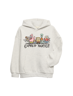 Chlapecká mikina s kapucí s potiskem Doodle Boy™ x SpongeBob SquarePants™ (2–16 let)