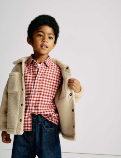 Pure Cotton Checked Shirt (2-8 Yrs)