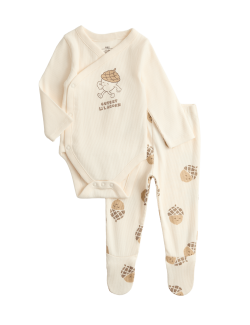 2 ks kalhoty s laclem (0–12 měsíců)