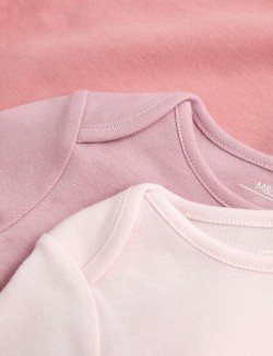 5 ks body s dlouhým rukávem z čisté bavlny (0-3 roky)