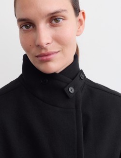 Italian Wool Rich Double Breasted Pea Coat