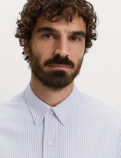 Pruhovaná oxfordská košile Ultimate z čisté bavlny