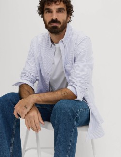 Pruhovaná oxfordská košile Ultimate z čisté bavlny