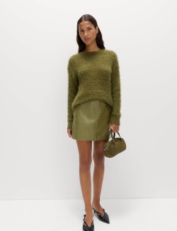 Minisukně z umělé kůže