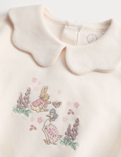 2pc Cotton Rich Peter Rabbit™ Collar Sweat Outfit (0-3 Yrs)