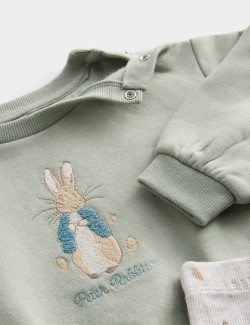 2pc Cotton Rich Peter Rabbit™ Sweat Outfit (0-3 Yrs)