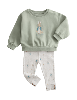 2pc Cotton Rich Peter Rabbit™ Sweat Outfit (0-3 Yrs)