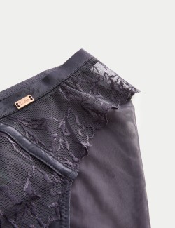 Lisianthus Embroidery High Leg Knickers