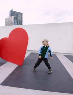 Pruhovaná sportovní košile s vysokým obsahem bavlny (2–8 let)