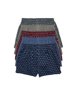 Tkané boxerky Highland Cow z čisté bavlny, 5 ks