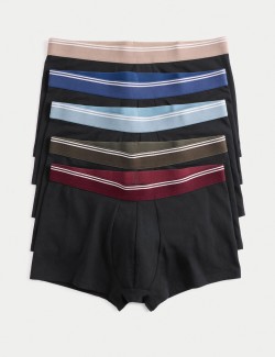 Bokové bavlněné strečové trenýrky s technologií Cool & Fresh™, 5 ks