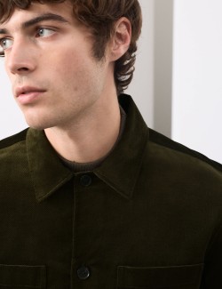 Manšestrová košile s vysokým obsahem bavlny, standardní střih