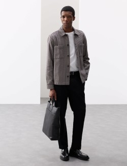 Bundokošile z čisté bavlny se vzorem pepito