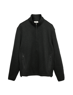 Lehká flísová mikina se zipem u krku