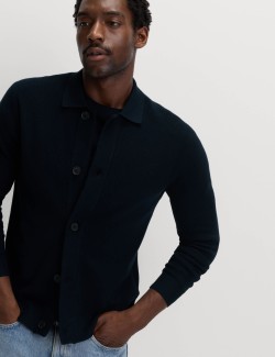 Cotton Blend Knitted Jacket