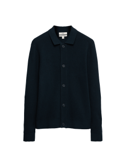 Cotton Blend Knitted Jacket