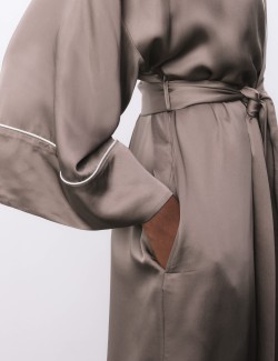 Dlouhé saténové zavinovací