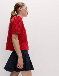 Plisovaná mini sukně s proužky