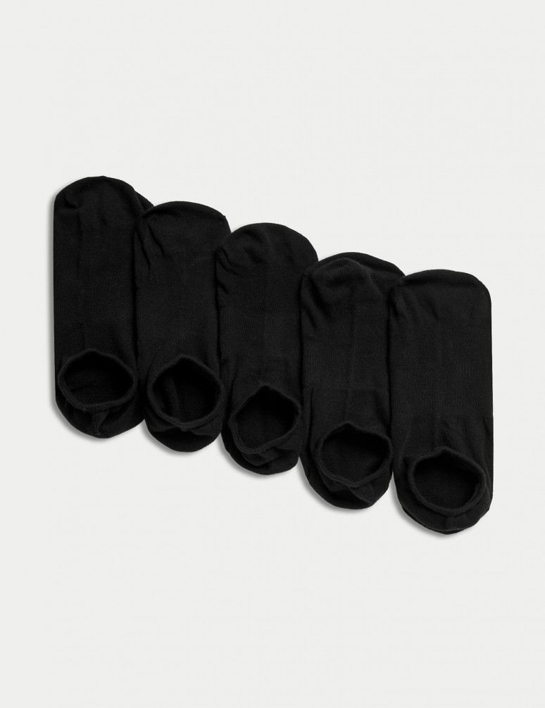 Balení 5 párů mimořádně pohodlných nízkých ponožek