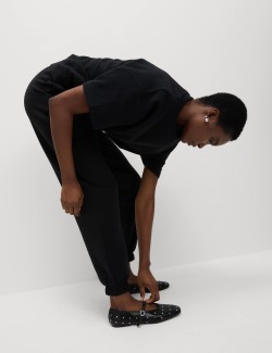 Tepláky s manžetami, s vysokým podílem bavlny a stahovací šňůrkou