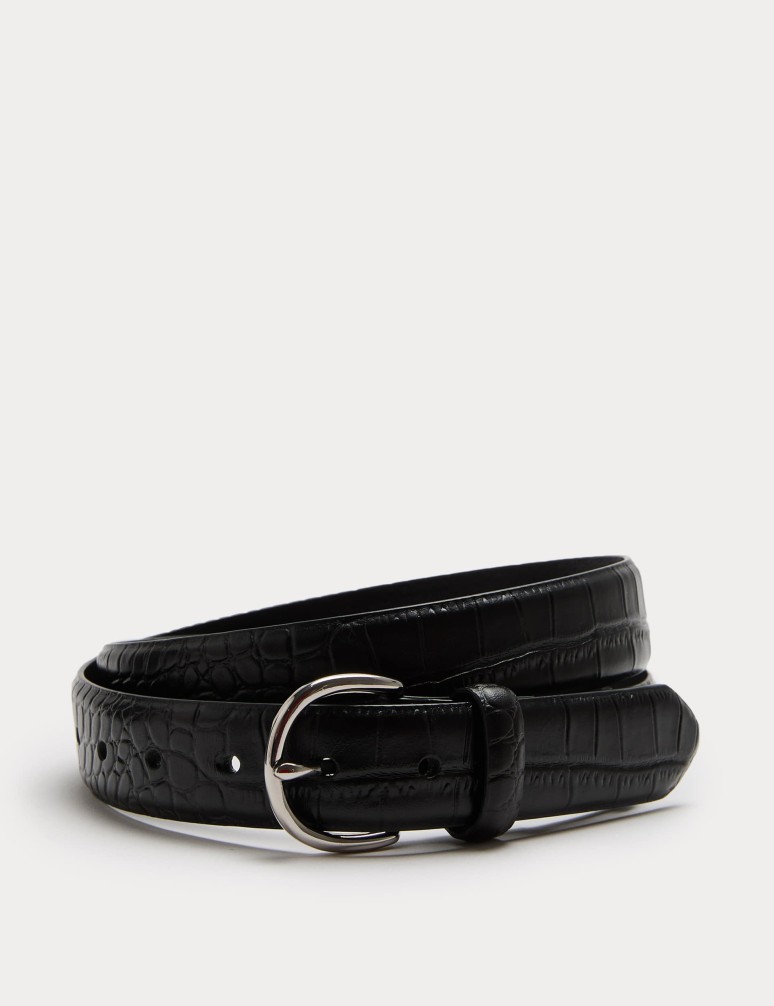 Kožený pásek s přezkou