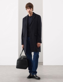 Kabát Revere ze směsi vlny s kašmírem