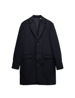 Kabát Revere ze směsi vlny s kašmírem