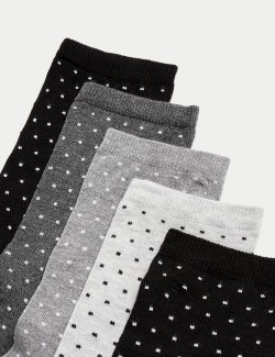 5pk Seamfree Ankle High Socks