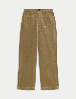 Cord Wide Leg Trousers